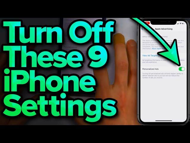 9 iPhone Settings You Need To Turn Off Now [2022]