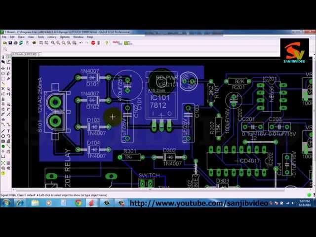 EAGLE # 10 of 12 : PCB LAYOUT ( Ground Planes ) :How to design circuit :