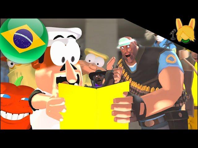 Pizza Tower e TF2 do Lyon S.P.D (Dublado PT-BR) - Animações do GMOD e SFM