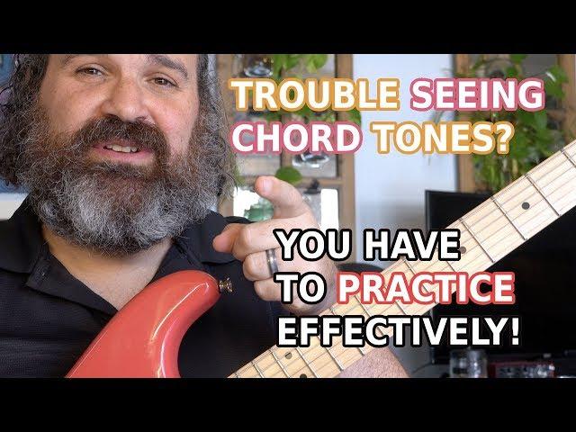 Seeing Arpeggios / Triads / Chord Tones :  Practice For Better Guitar Solos