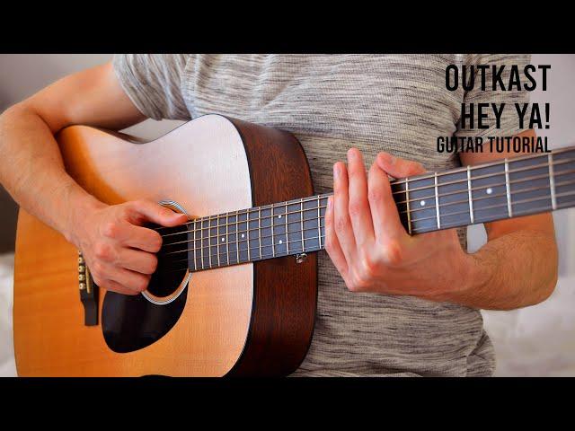 OutKast - Hey Ya! EASY Guitar Tutorial With Chords / Lyrics