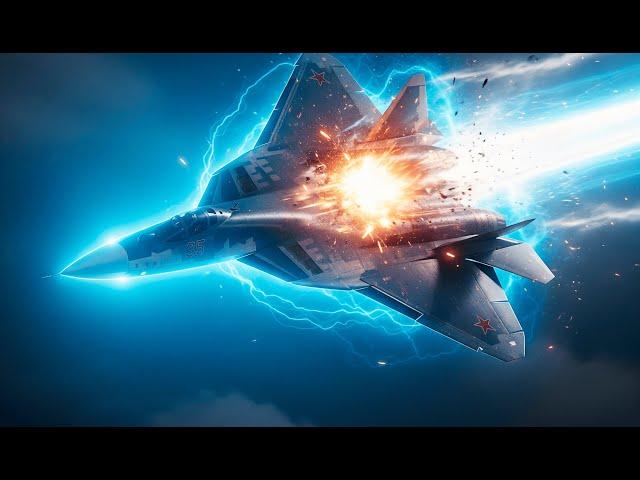 Su-57 vs. UFO - incredible footage!