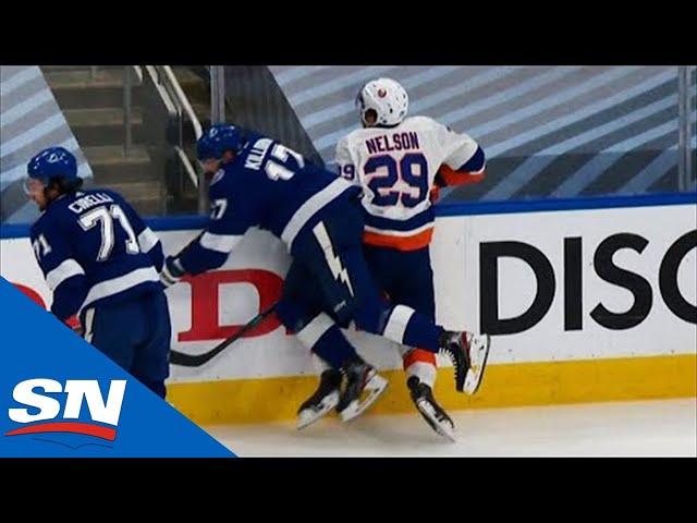 Alex Killorn Gets 5-Minute Major After Brutal Hit On Brock Nelson