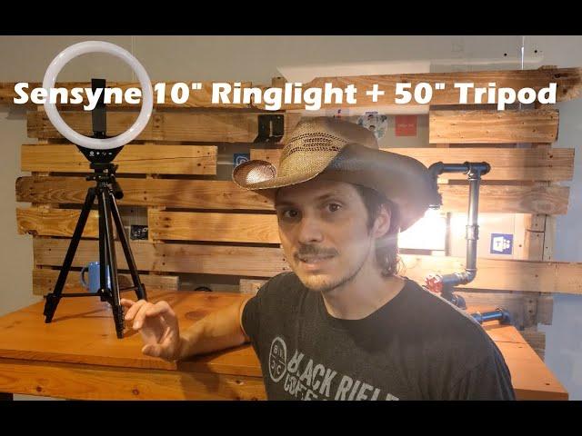 Sensyne 10" Ring Light + 50" Tripod - Overview & Demo