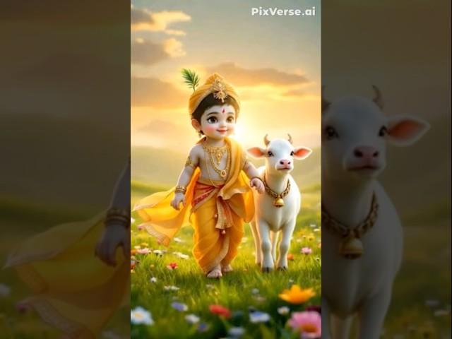 Shri Krishna ai video || #ai #radhakrishna #radhekrishnastatusvideo #shortsfeed #aivideo
