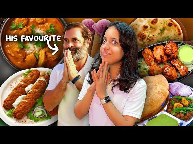 I Ate Like Celebrity RAHUL GANDHI For 24 Hours  | Food Challenge