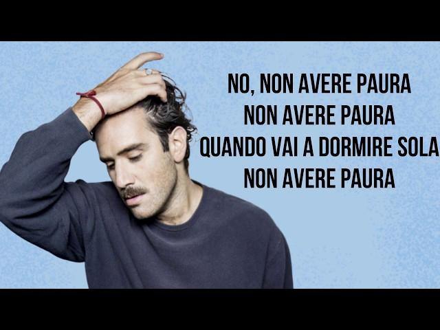 Tommaso Paradiso  - Non avere paura (Testo/Lyrics)