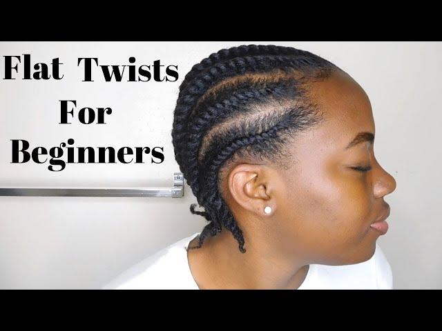 REAL TIME Flat Twist Tutorial Step By Step For Beginners