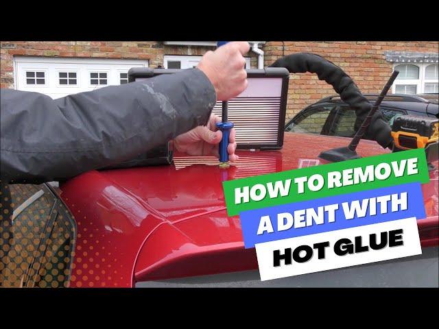 How To Remove A Dent With Hot Glue | Paintless Dent Removal