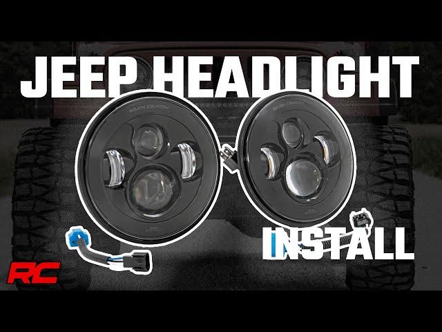 Installing 7-inch Round LED Headlights