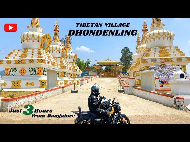 DHONDENLING TIBETAN SETTLEMENT | Kollegal Monestry | Places to visit near Bangalore| Meteor 350