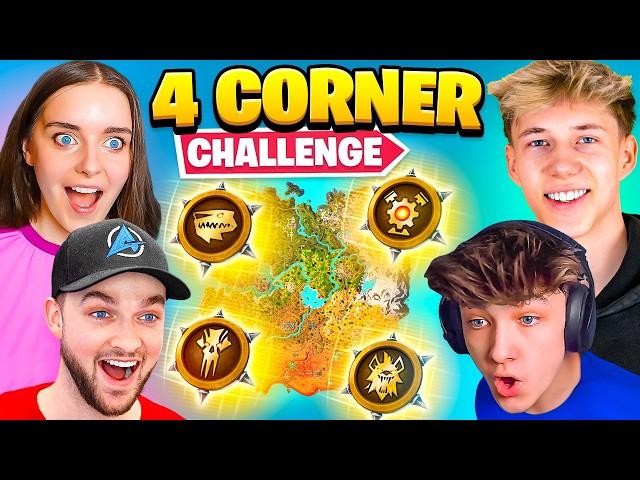 The *MYTHIC* 4 Corner Challenge in Fortnite Season 3!