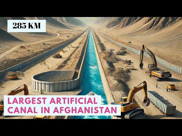 Largest Artificial Canal in Afghanistan: Qosh Tepa Canal