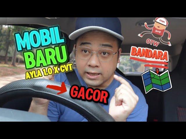 Onbid Pertama Kali Pake Mobil Baru Ayla 1.0 X CVT | GACOR Dapet Order Estafet Terus