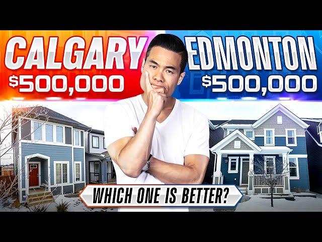 Edmonton vs Calgary Real Estate – What $500,000 & $700,000 Will Buy You in Each City