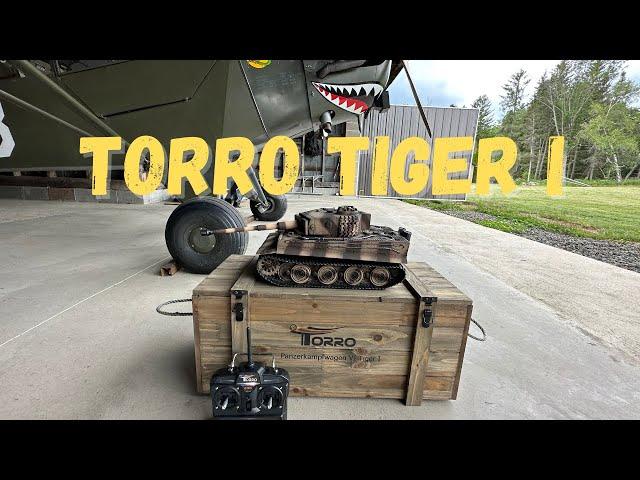 1/16 Torro Tiger I Late RC Tank 2.4G IR Metal Edition Pro Desert Smoke.