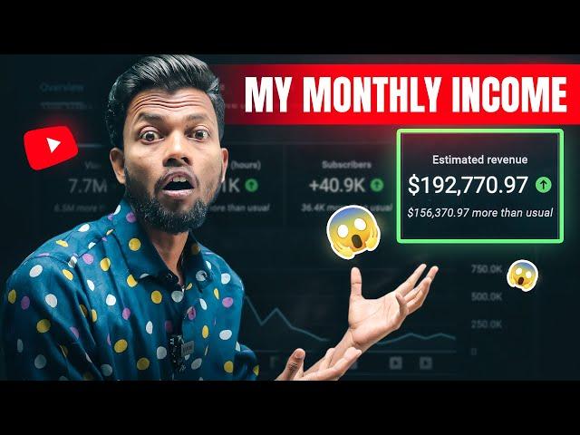 My Monthly Youtube Income 1.5 Crore  ( $192770 ) || Manoj Dey Earning ?