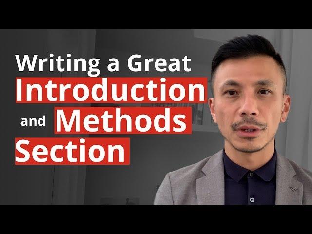 Writing a Great Introduction and Methods Section - Tips for Researchers By Enago