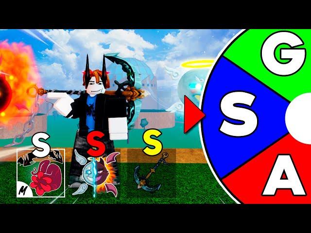 СЛУЧАЙНАЯ БУКВА Выбирает БИЛД НА 24 ЧАСА | Roblox Blox Fruits