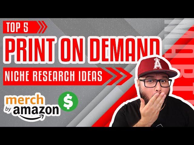 Top 5 Print on Demand T Shirt Niche Research Ideas 2022 #9 Merch by Amazon | Low Competition Niches