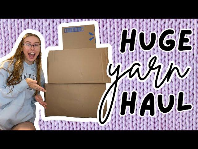 HUGE yarn haul & unboxing!! ~ almost $300 worth of yarn from WALMART ~ Mainstays brand yarn haul