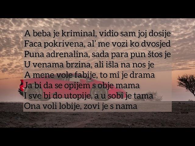 JALA BRAT X BUBA CORELLI - COCO ( Lyrics Video )