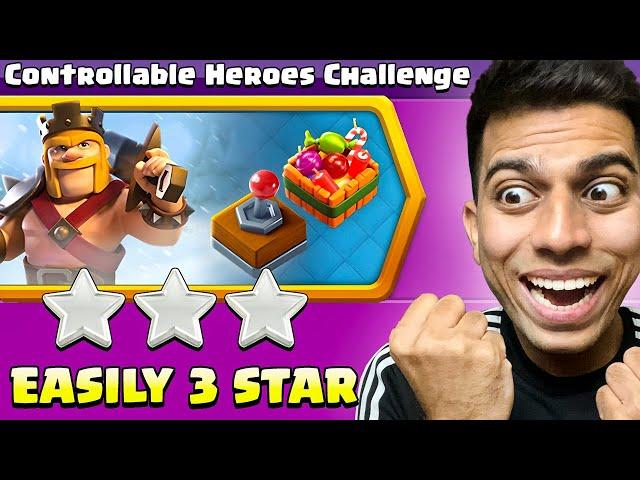 How to 3 Star Controllable Heroes Challenge in Clash of Clans