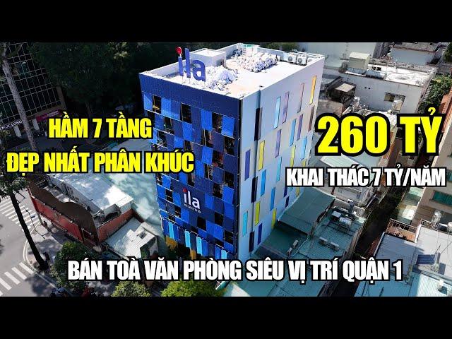 Bán Toà Nhà Quận 1 Đường Mạc Đĩnh Chi | Hầm 7 Tầng, Hợp Đồng Thuê 600 Triệu/Tháng