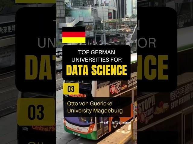 Top German Universities for Data Science | Masters in Germany | #studyingermany #germanuniversities