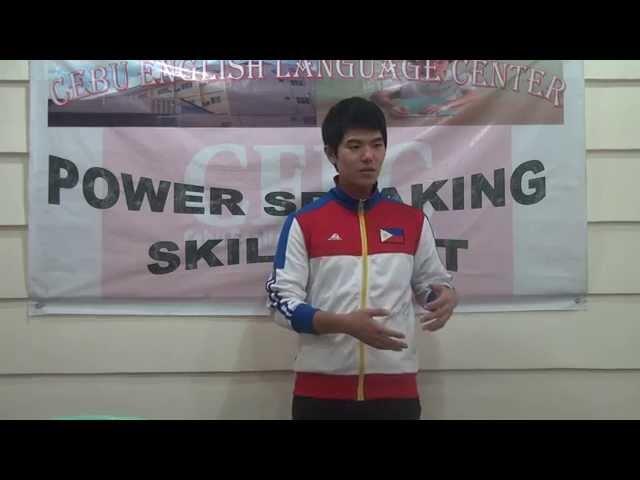 [CEBU/CELC]셀크 Powerspeaking 과정 'Baek'학생의 (Mar) Presentation