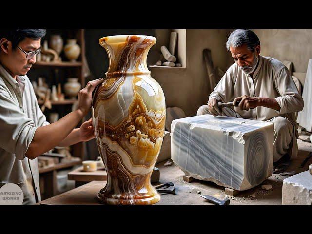 Master Sculptors at Work: The Creation of an Onyx Masterpiece