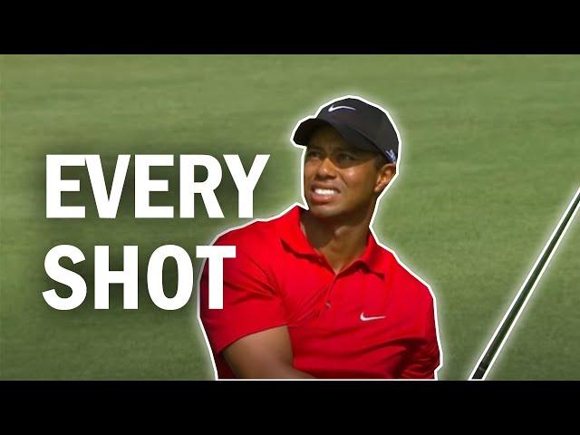 Tiger Woods Final Round at the 2008 US Open | Every Shot