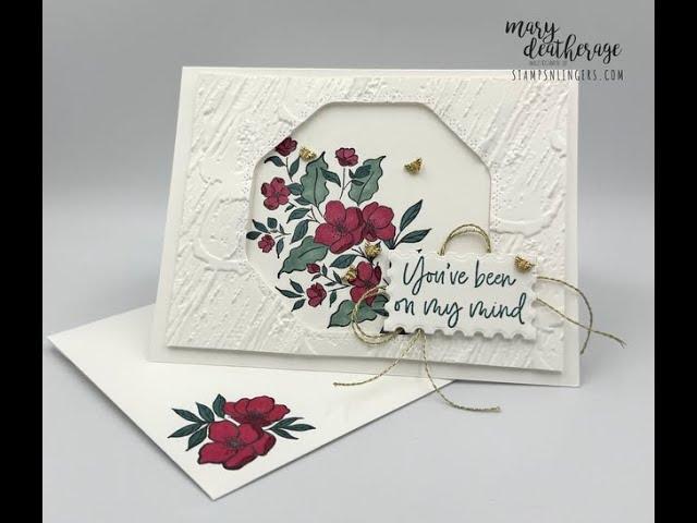 Stampin Up//Memorable Blooms//Plaster Painting 3D//Jan-Apr 2025 Mini//Online Exclusive//Sneak Peek