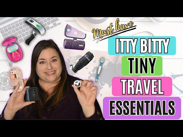 30+ TINY TRAVEL ESSENTIALS 2024 | MUST HAVES THAT CAN MAKE OR BREAK YOUR TRIP!