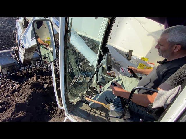 Caterpillar 385C Excavator Working On Coal Mines - Operator View - Interkat SA