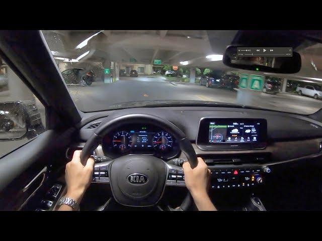 2020 Kia Telluride SX AWD - POV Night Drive (Rain)