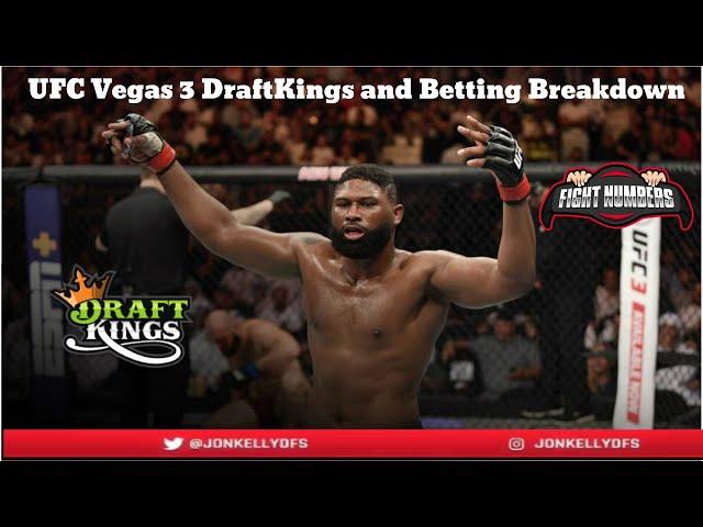 UFC VEGAS 3 DraftKings and Betting Breakdown
