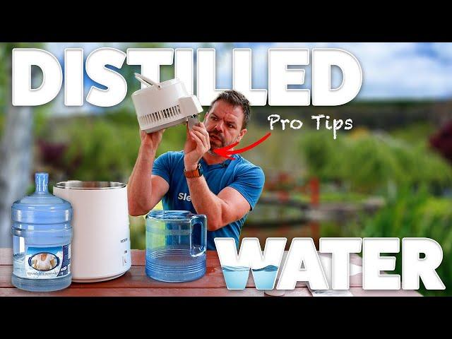 Distilled Water At Home - Pro Tips! Power Timer, Activated Carbon & Citric Acid