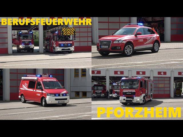 [ERSATZ HLF-A | KDOW] EINSATZFAHRTEN DER BERUFSFEUERWEHR PFORZHEIM | SOMMER 2024 | #berufsfeuerwehr