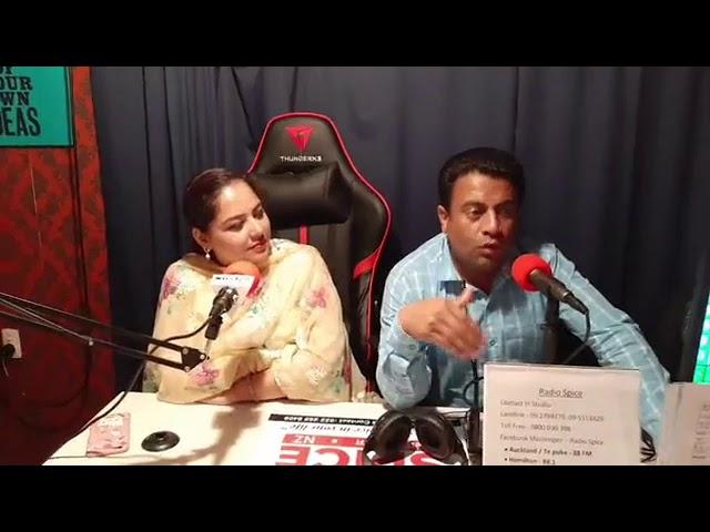 Swarn tehna and harman thind live on radio spice new zealand