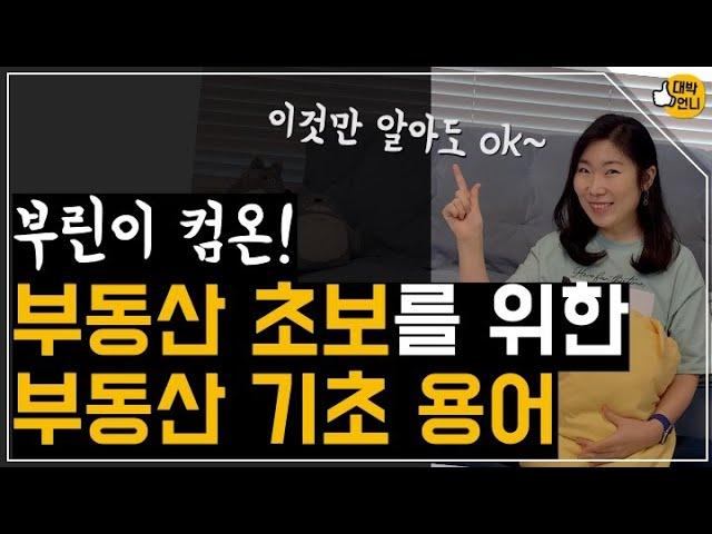 부동산 기초 용어 10분 완벽 정복!