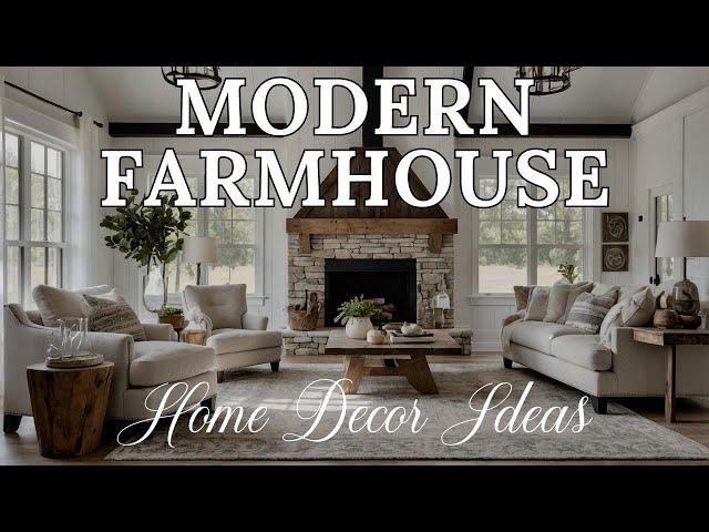 Modern Farmhouse Living | Stylish & Cozy Home Decor Ideas