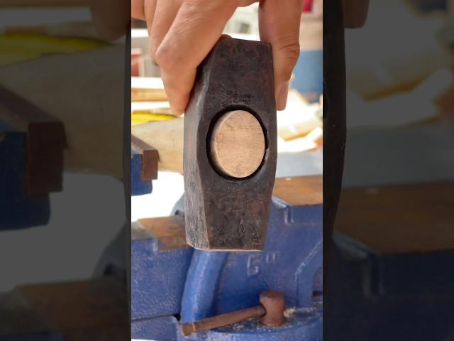 Breakthrough Hammer Handle Fitting Idea: Something You’ve Never Seen Before! #diy