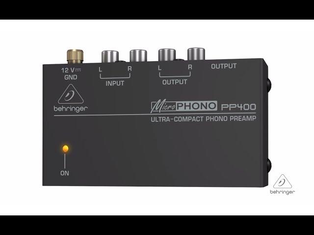 MICROPHONO PP400 Ultra-Compact Phono Preamp