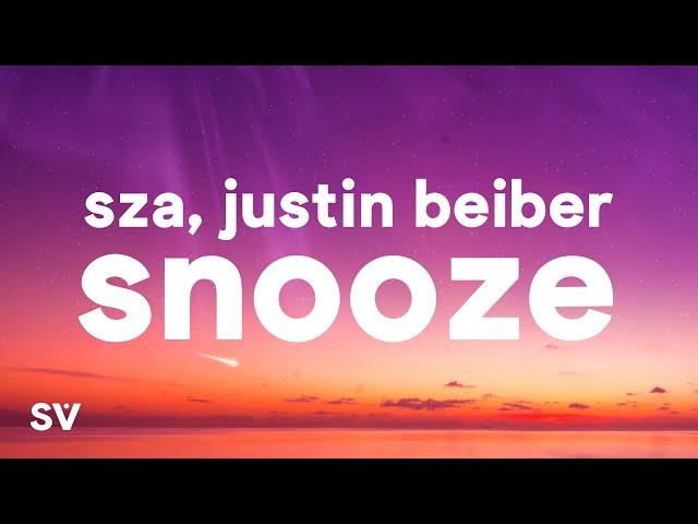 SZA, Justin Beiber - Snooze (Acoustic) (Lyrics)