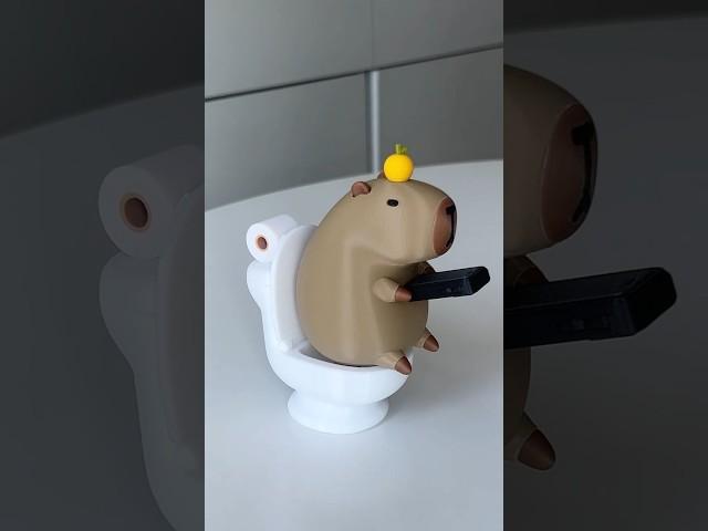 capybara toilet style show#capybara #3d #ornaments #creative #gift #cute #cartoon #funny #new