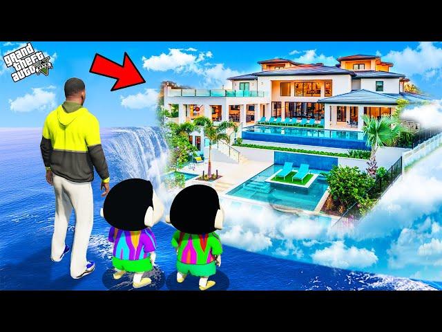 GTA 5 : Shinchan Buy Luxury Water House To Surprise Franklin And Pinchan in GTA 5 ! (GTA 5 mods)