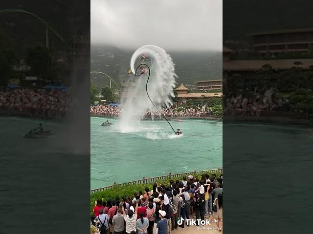 VIRAL, Water jets ski stunts that can fly in the Air