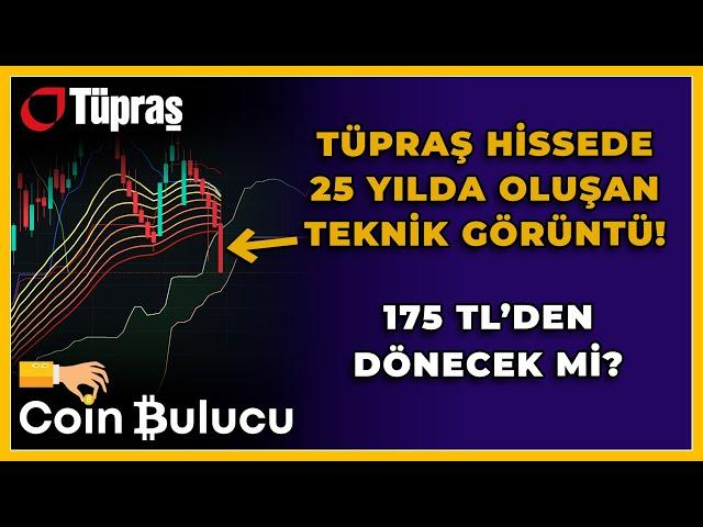 TÜPRAŞ HİSSEDE 25 YILDA OLUŞAN TEKNİK GÖRÜNTÜ! 175 TL’DEN DÖNECEK Mİ?