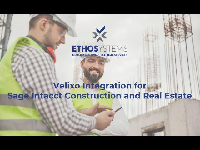 Velixo for Sage Intacct Construction and Real Estate